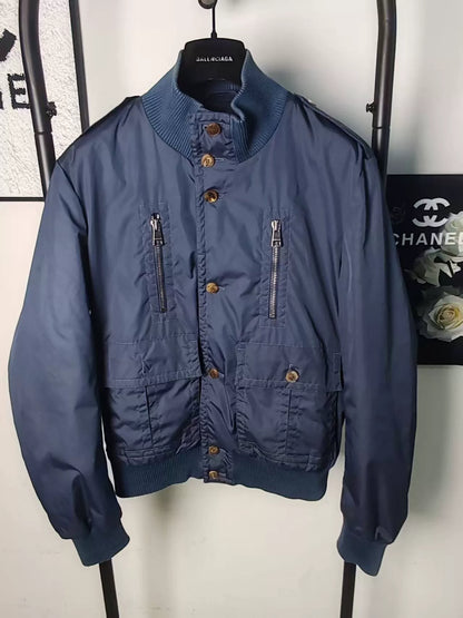 Authentic Gucci Navy Blue Jacket