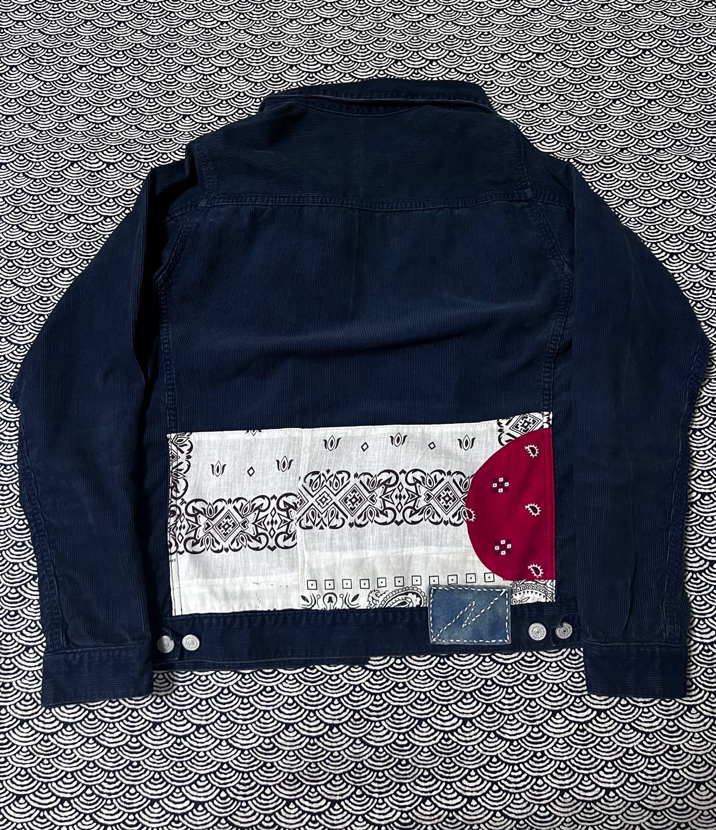 Visvim Corduroy Blue Bandana Jacket
