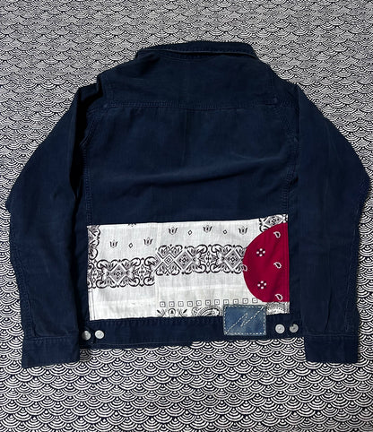 Visvim Corduroy Blue Bandana Jacket