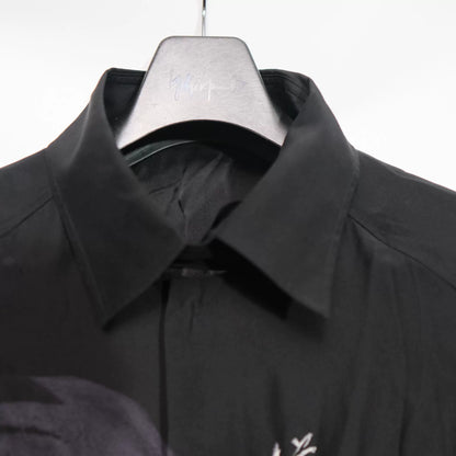 Yohji Yamamoto Silk Shirt with Dog Print