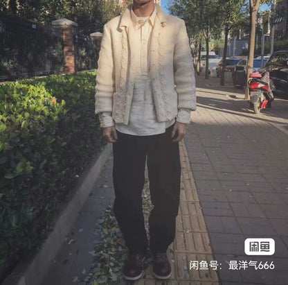 visvim highland knit bucky coverall jacket