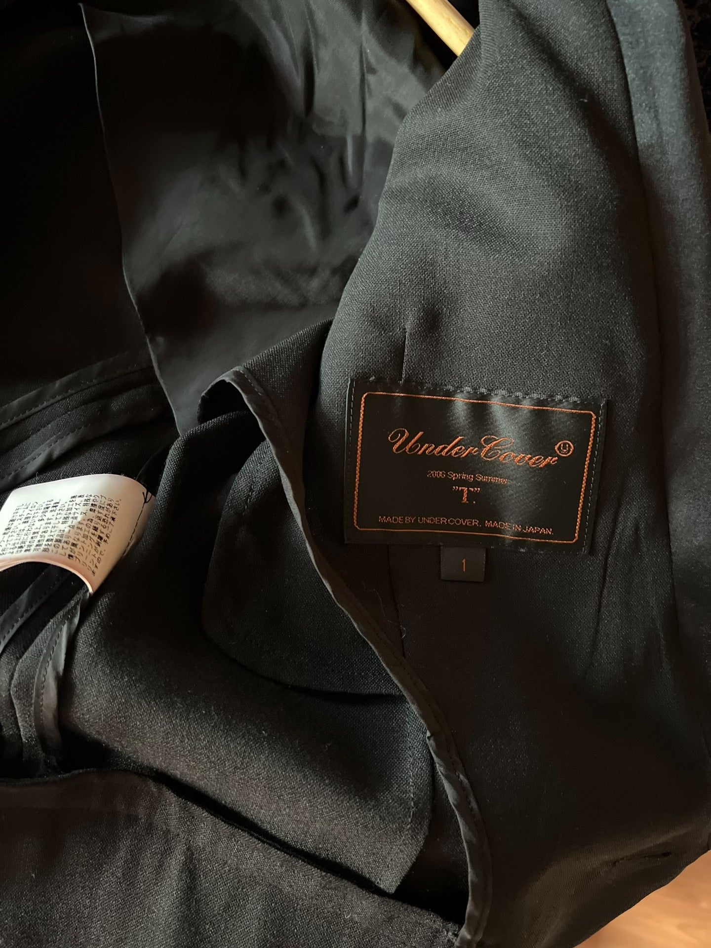 Undercover 06SS Six-Personality Spliced Suit