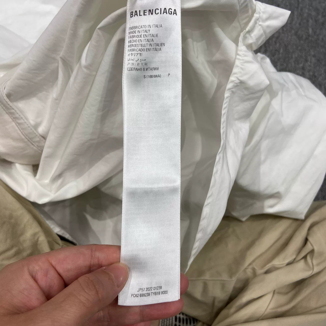 Balenciaga Two-in-One Long Sleeve Shirt