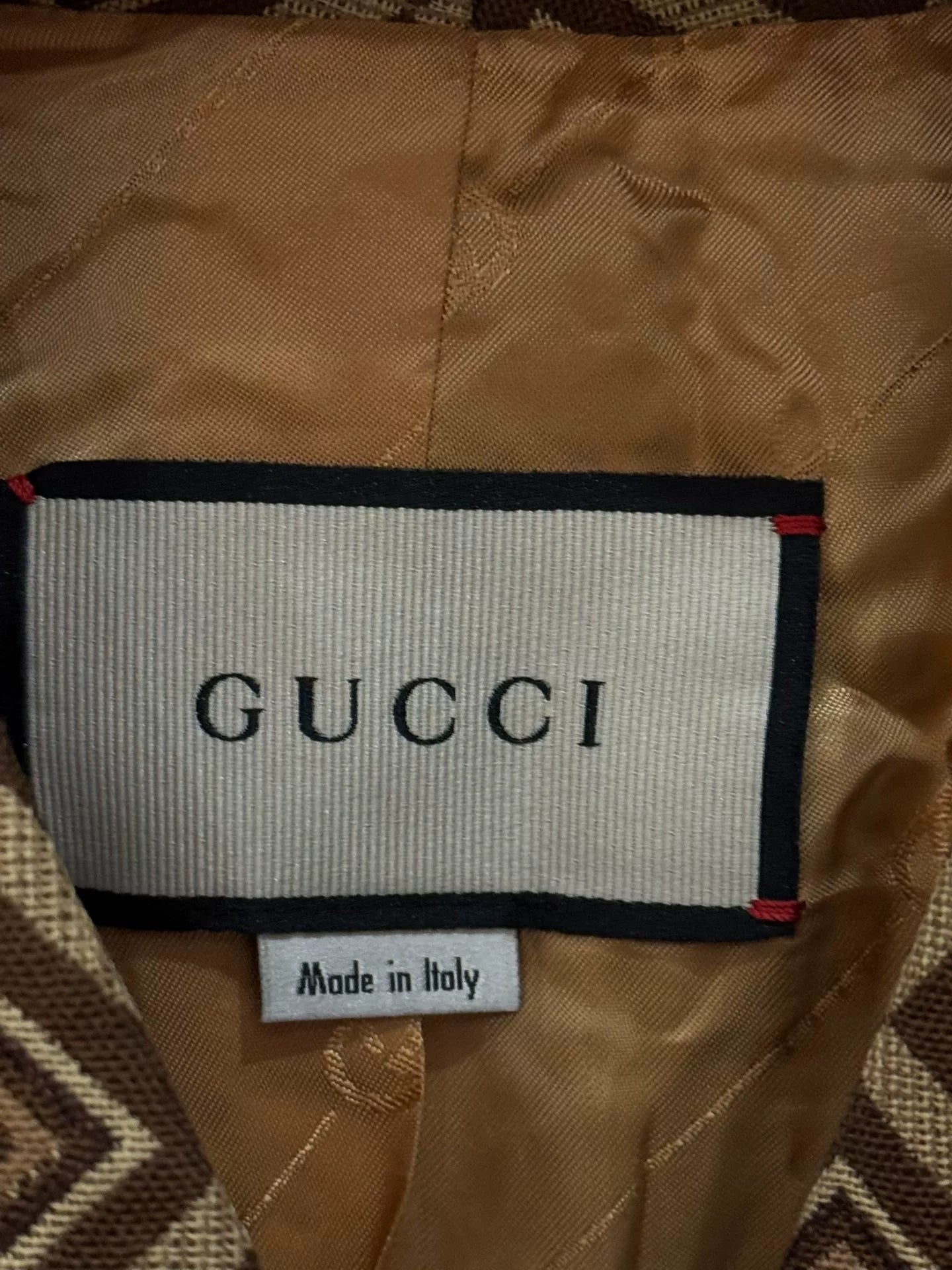 Gucci 1961 Full Print Letter Suit Jacket