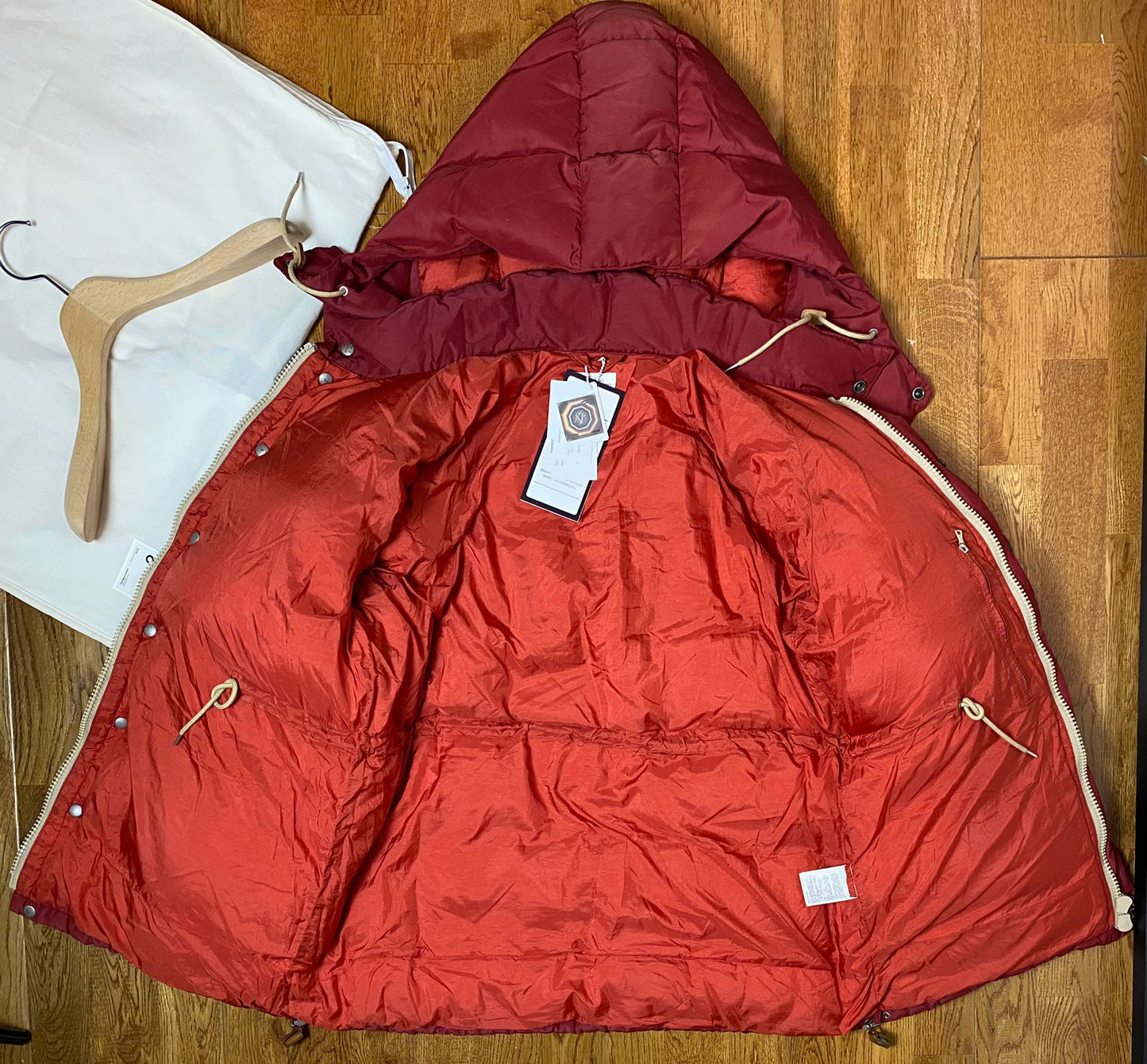 visvim kenai down jacket with detachable hood
