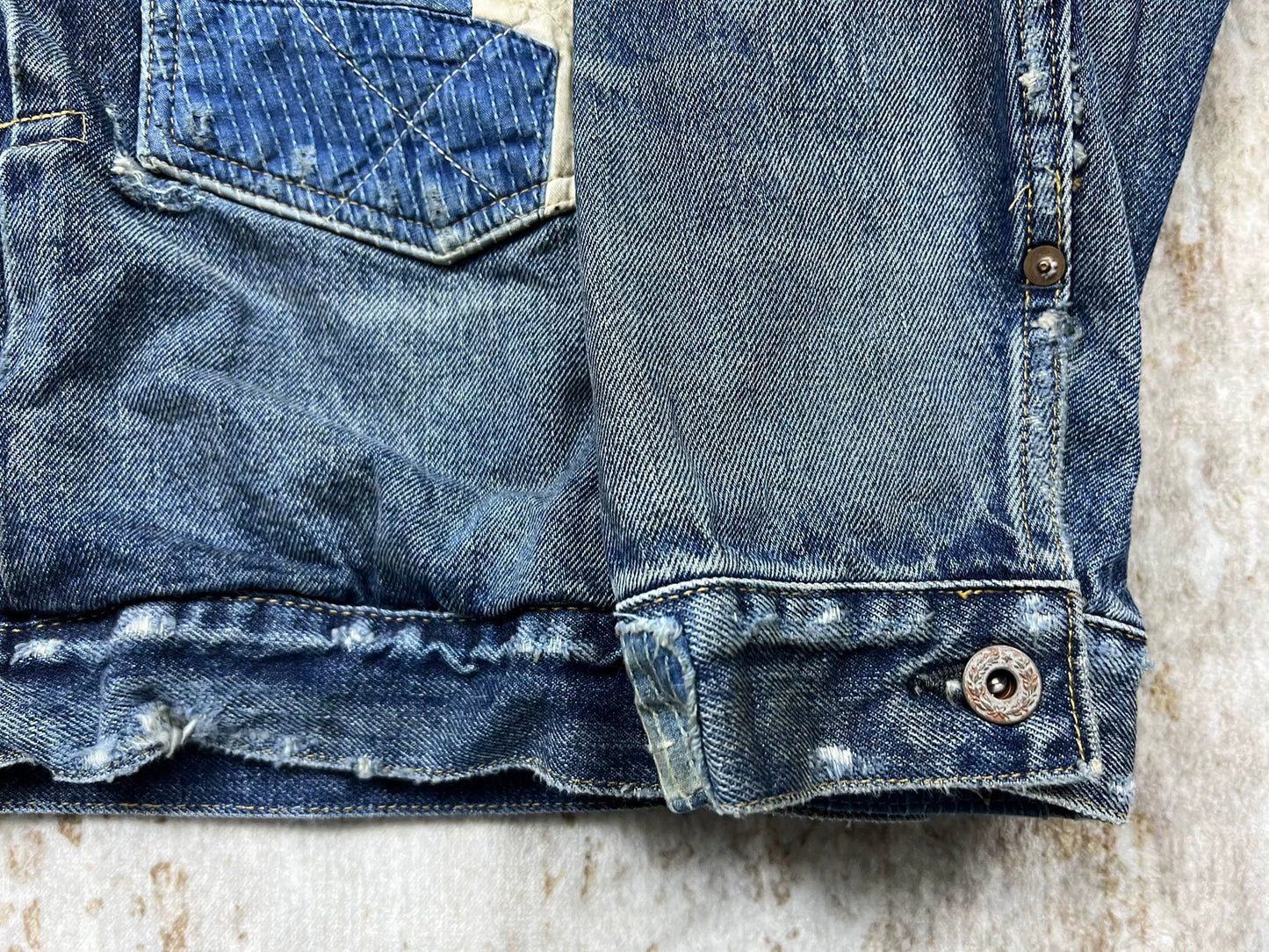 Madness 24SS 10th Anniv Washed Denim Jacket