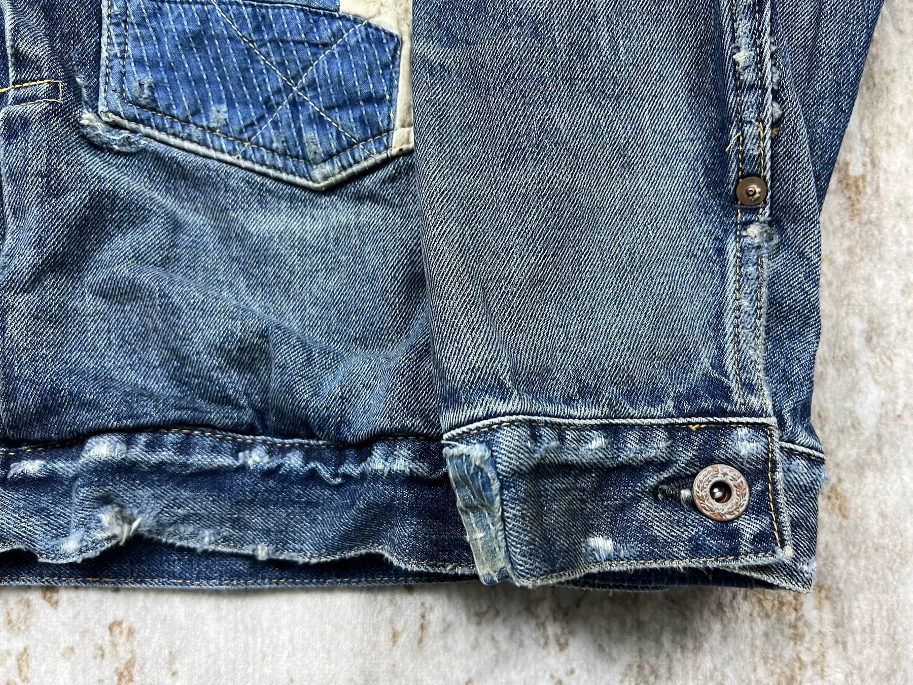 Madness 24SS 10th Anniv Washed Denim Jacket