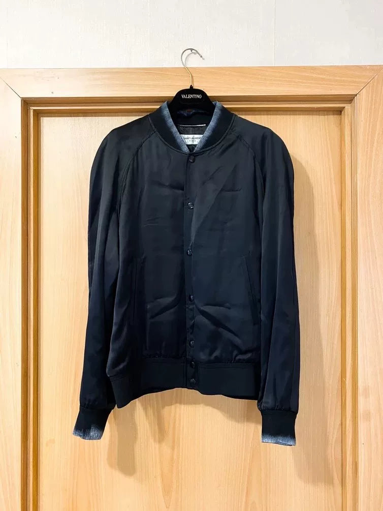Saint Laurent Paris Show Baseball Jacket
