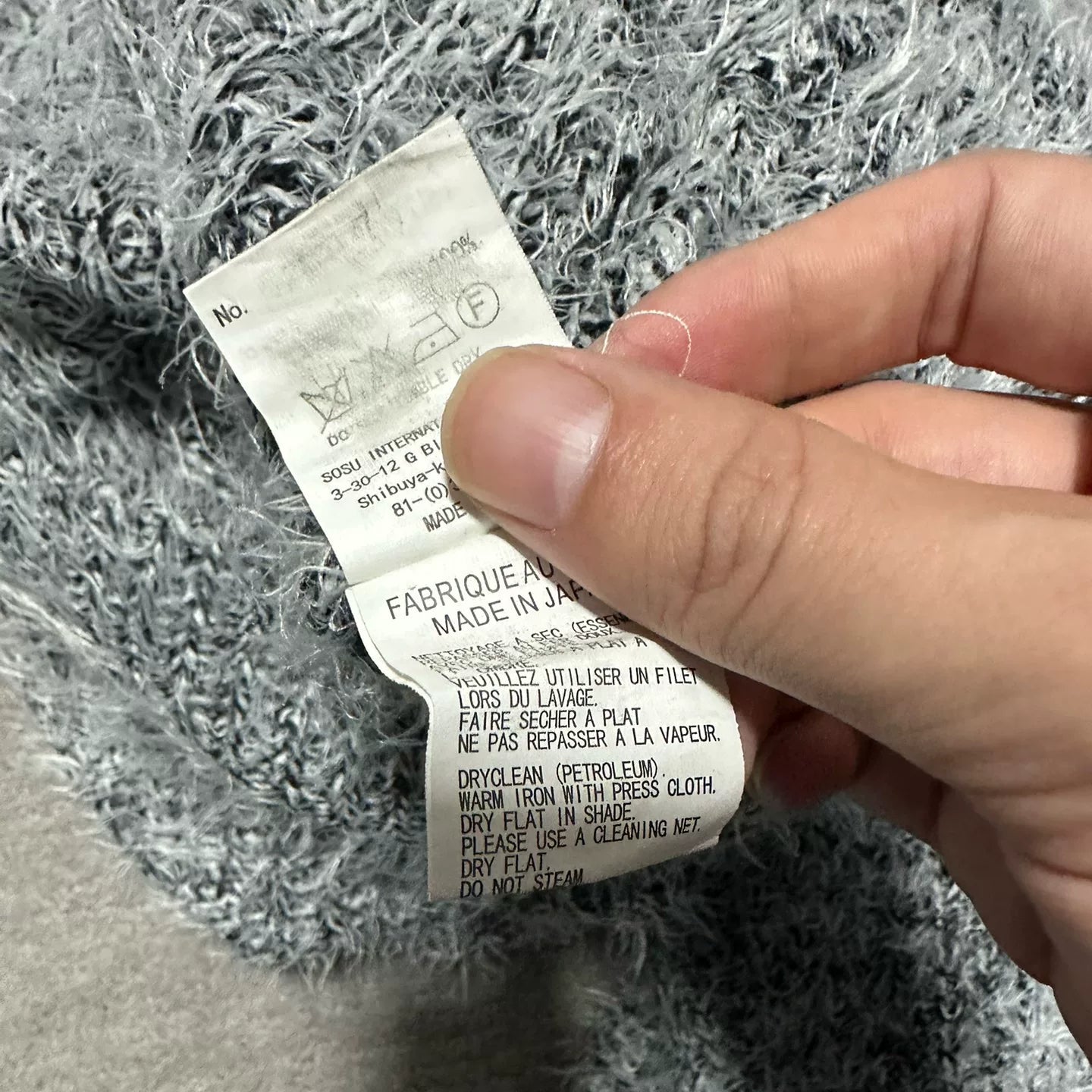 Yohji Yamamoto 2000FW Wool Blend Sweater