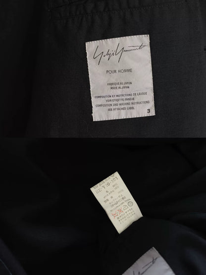 Yohji Yamamoto Silk Stripe Jacket