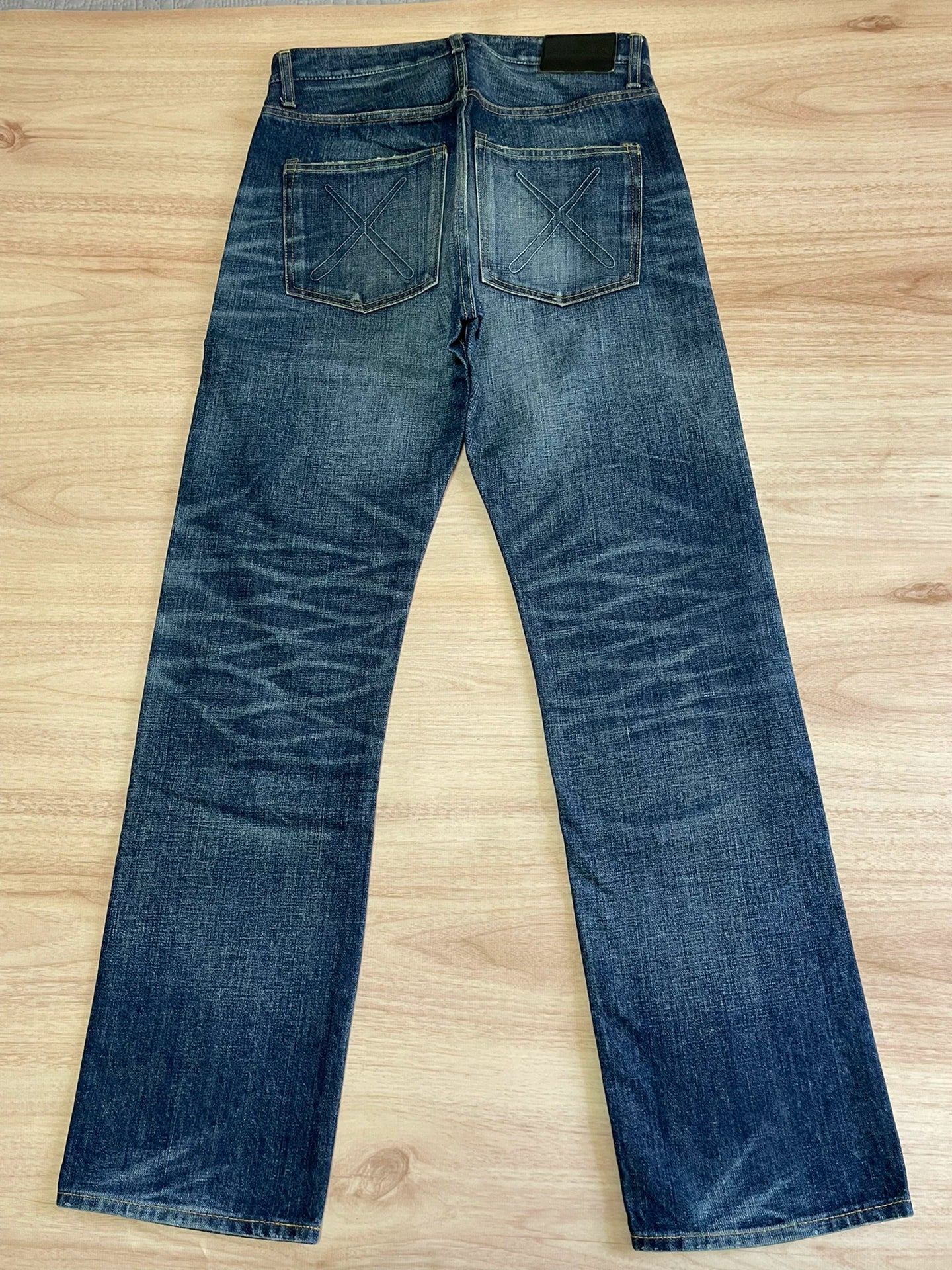 KAWS Washed Denim Pants in Excellent Condition