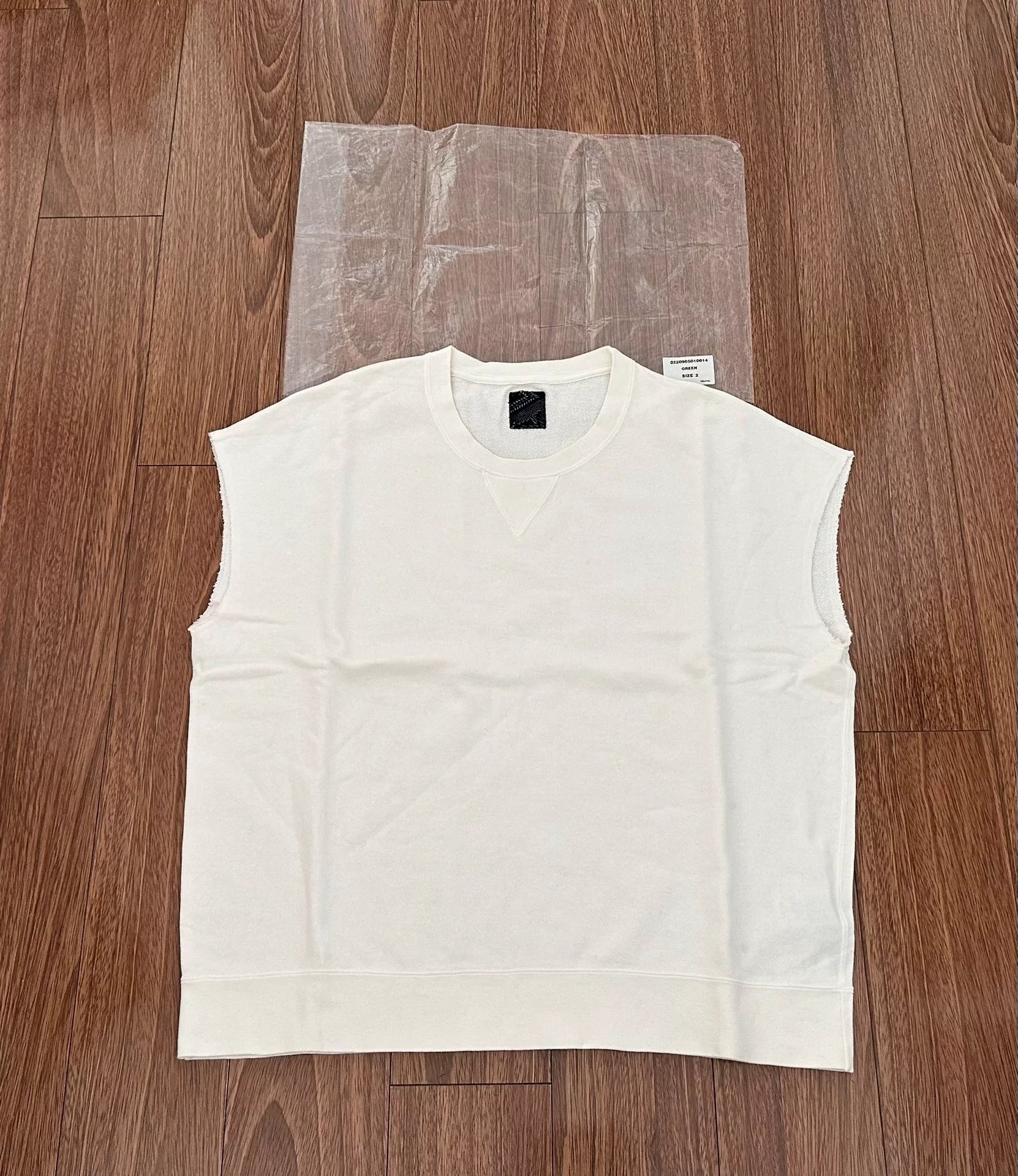 visvim ict mondo sleeveless sweatshirt
