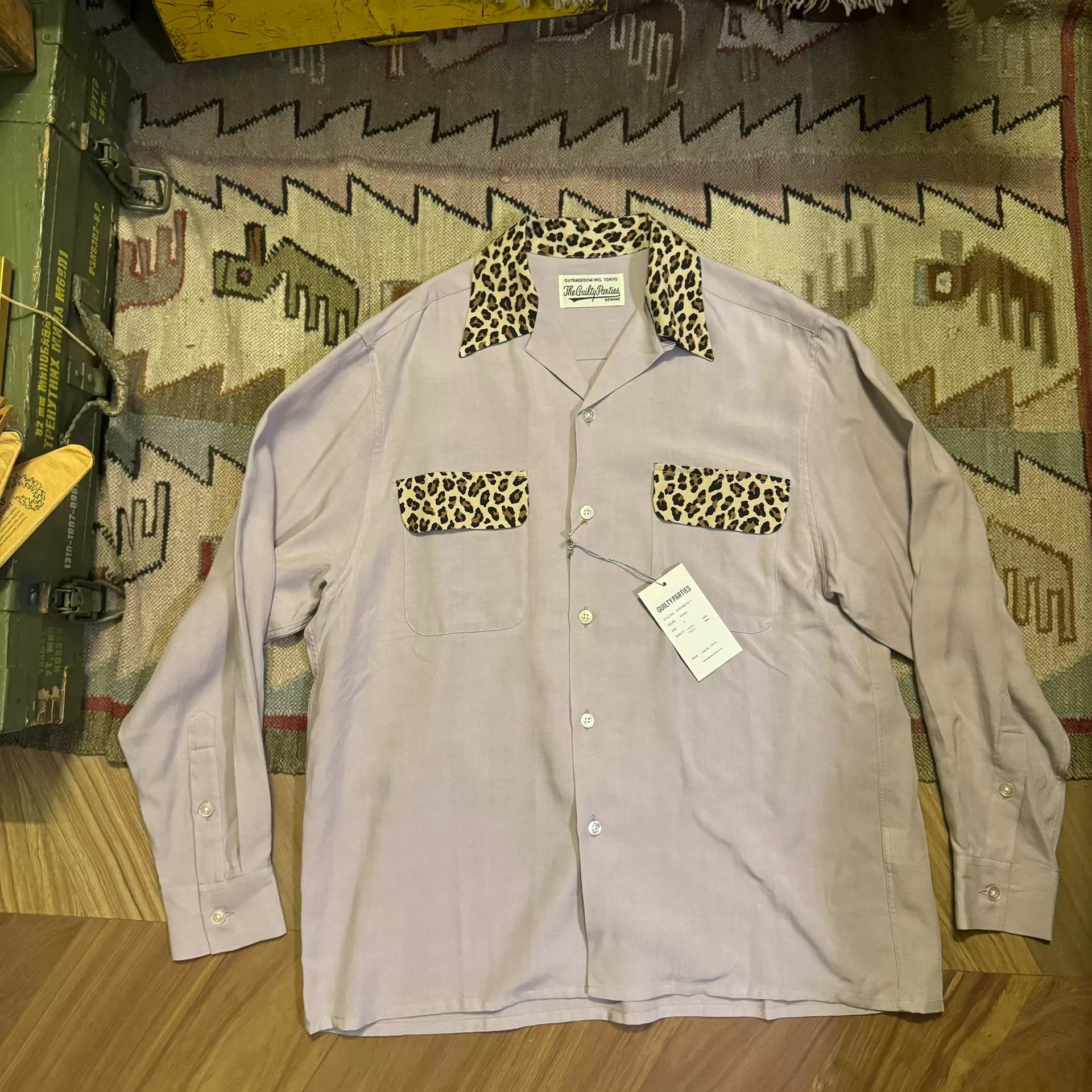 Wacko Maria Leopard Print Shirt