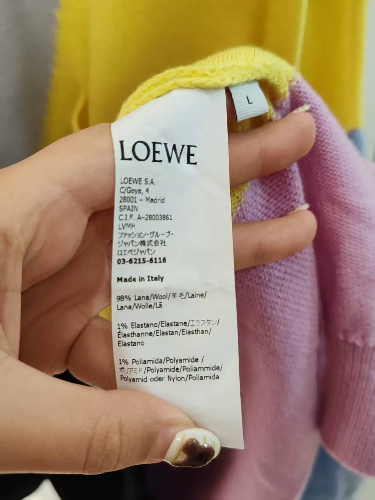 Loewe Wool Knitted Sweater with Logo