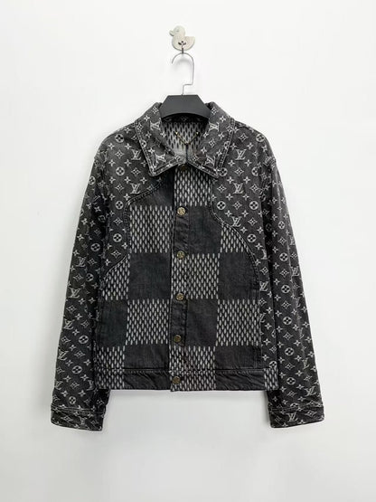 louis vuitton x nigo black denim jacket