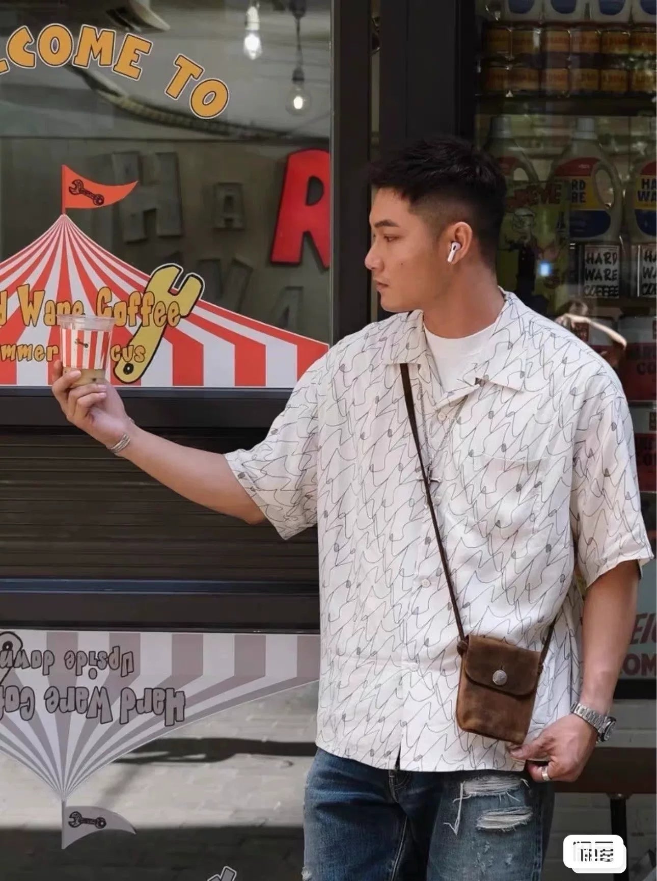 Visvim 21AW Wallis Floral Short-Sleeve Shirt