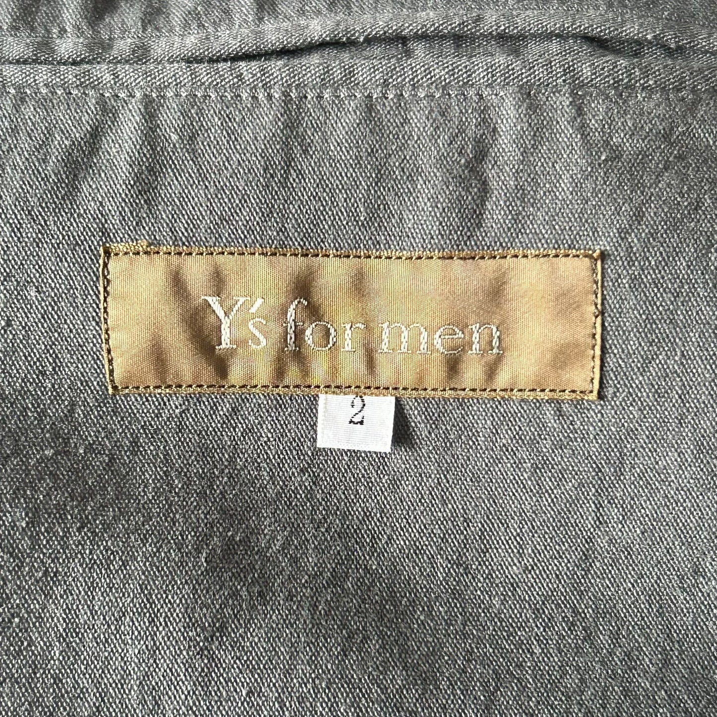 Yohji Yamamoto Gray Long Suit Jacket