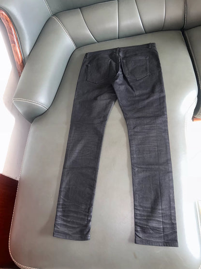 Saint Laurent Black Denim Skinny Pants