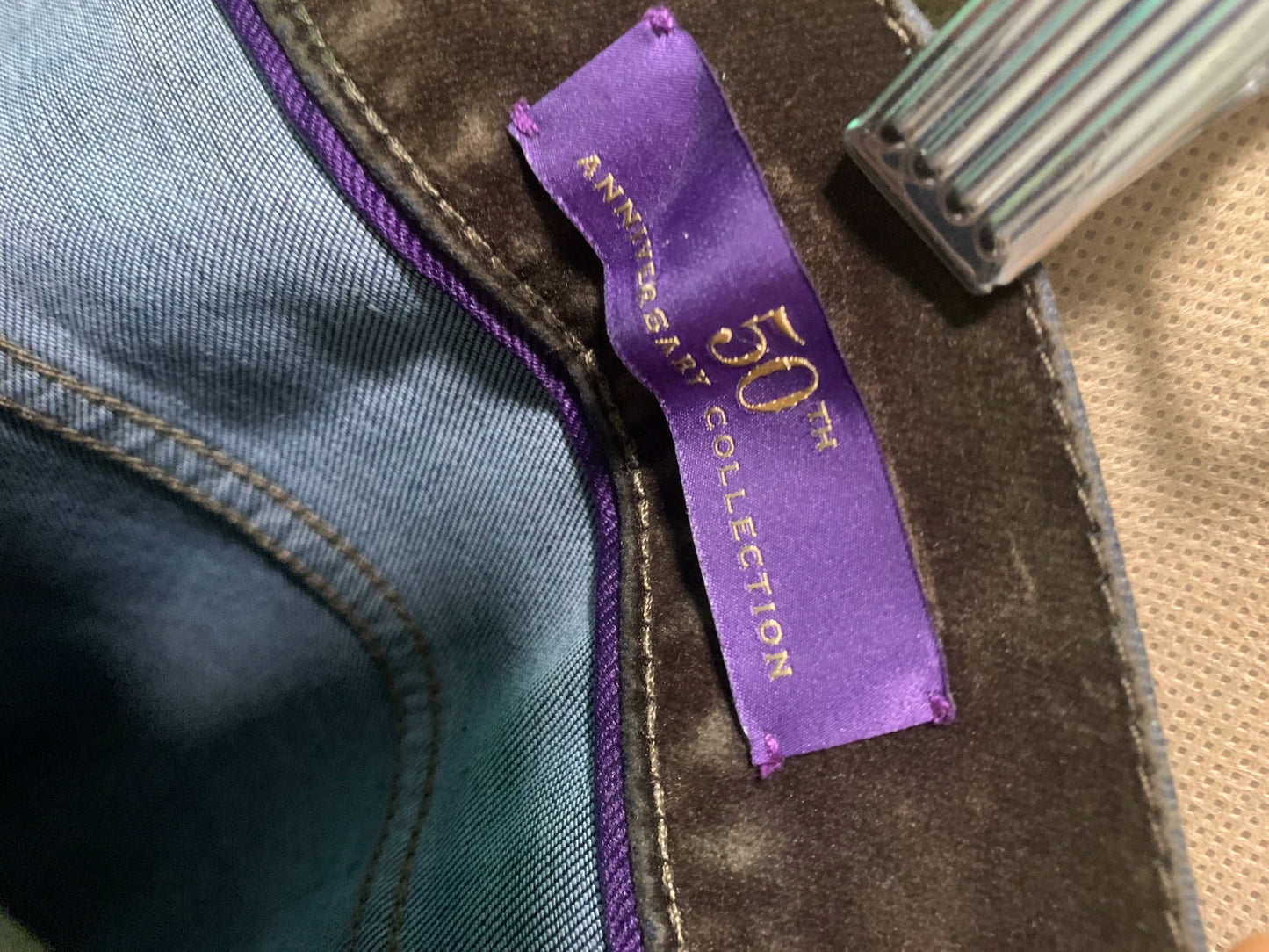 ralph lauren 50th anniversary velvet pants