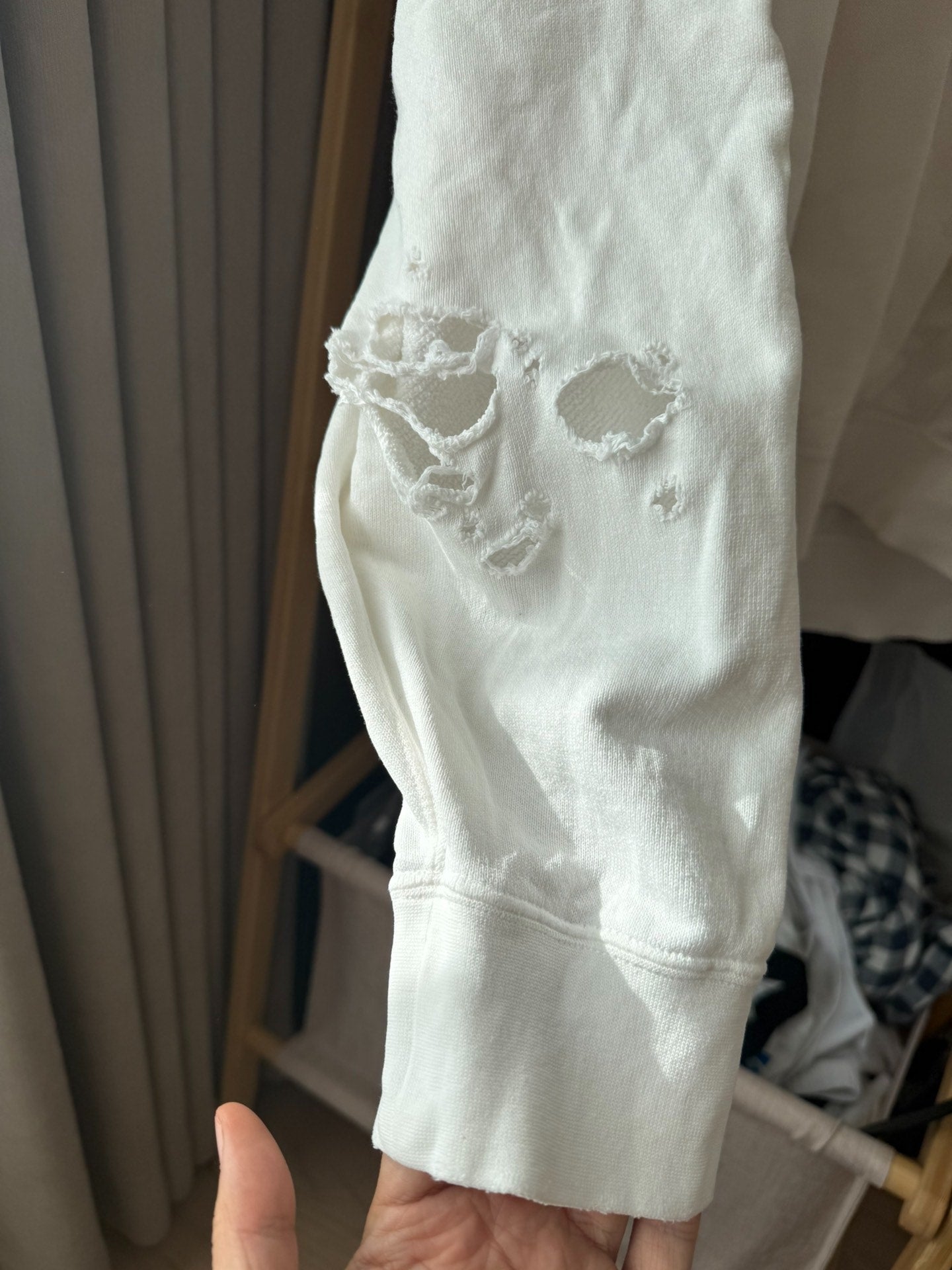VISVIM 21SS AMPLUS Distressed Hoodie