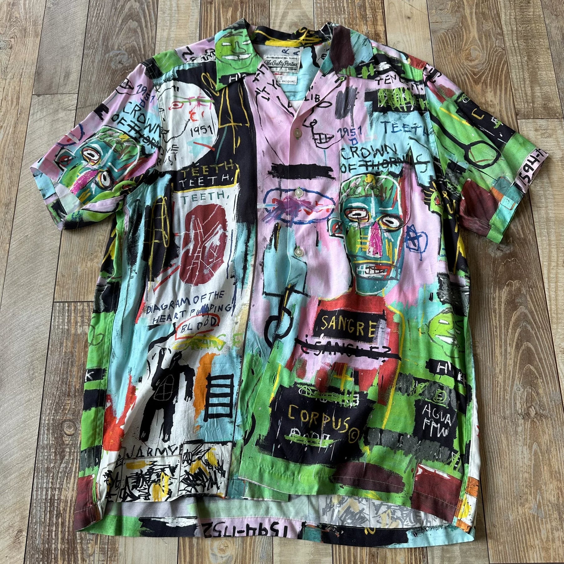 WACKO MARIA x Basquiat Hawaiian Shirt