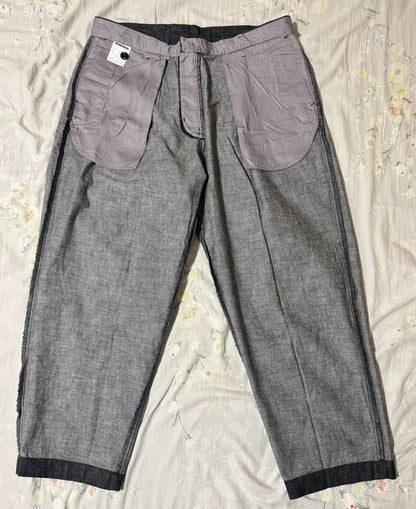 Neighborhood 21ss Black Washed Relaxed Jeans