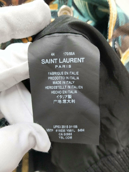 Saint Laurent Tiger Eagle Embroidered Bomber Jacket