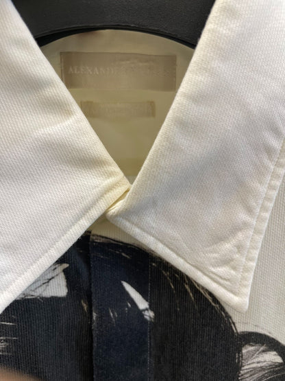 Alexander McQueen 2014 White Long Sleeve Shirt