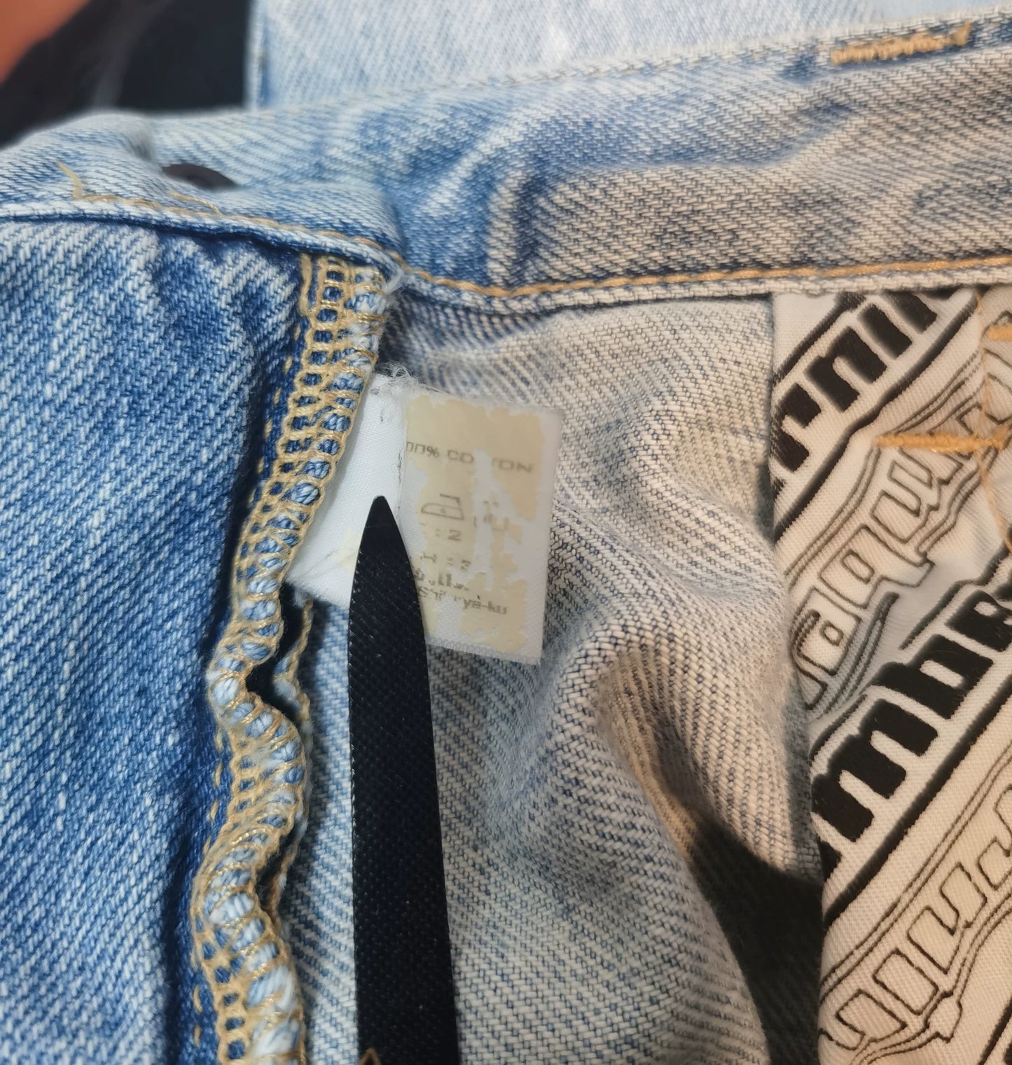 number nine splash paint jeans