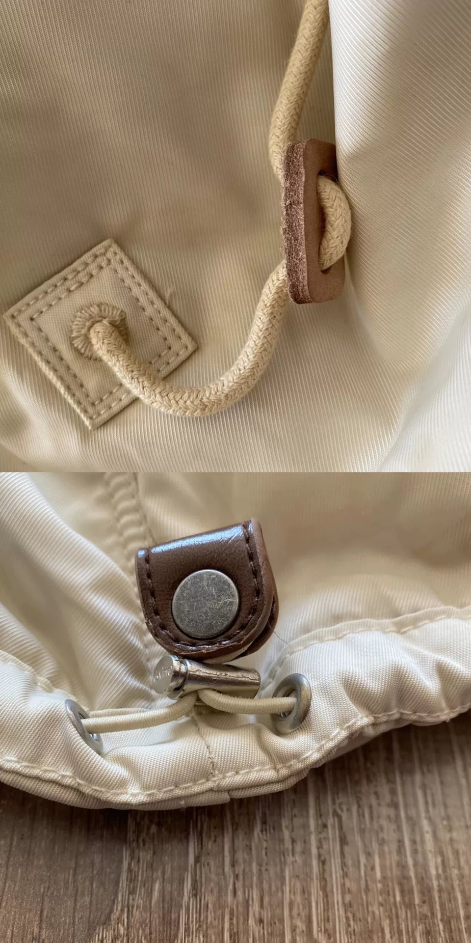 Visvim Beige N3B Down Jacket with Fur Hood