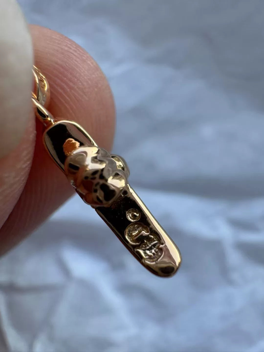 Chrome Hearts 22k Babyfat Cross Pendant