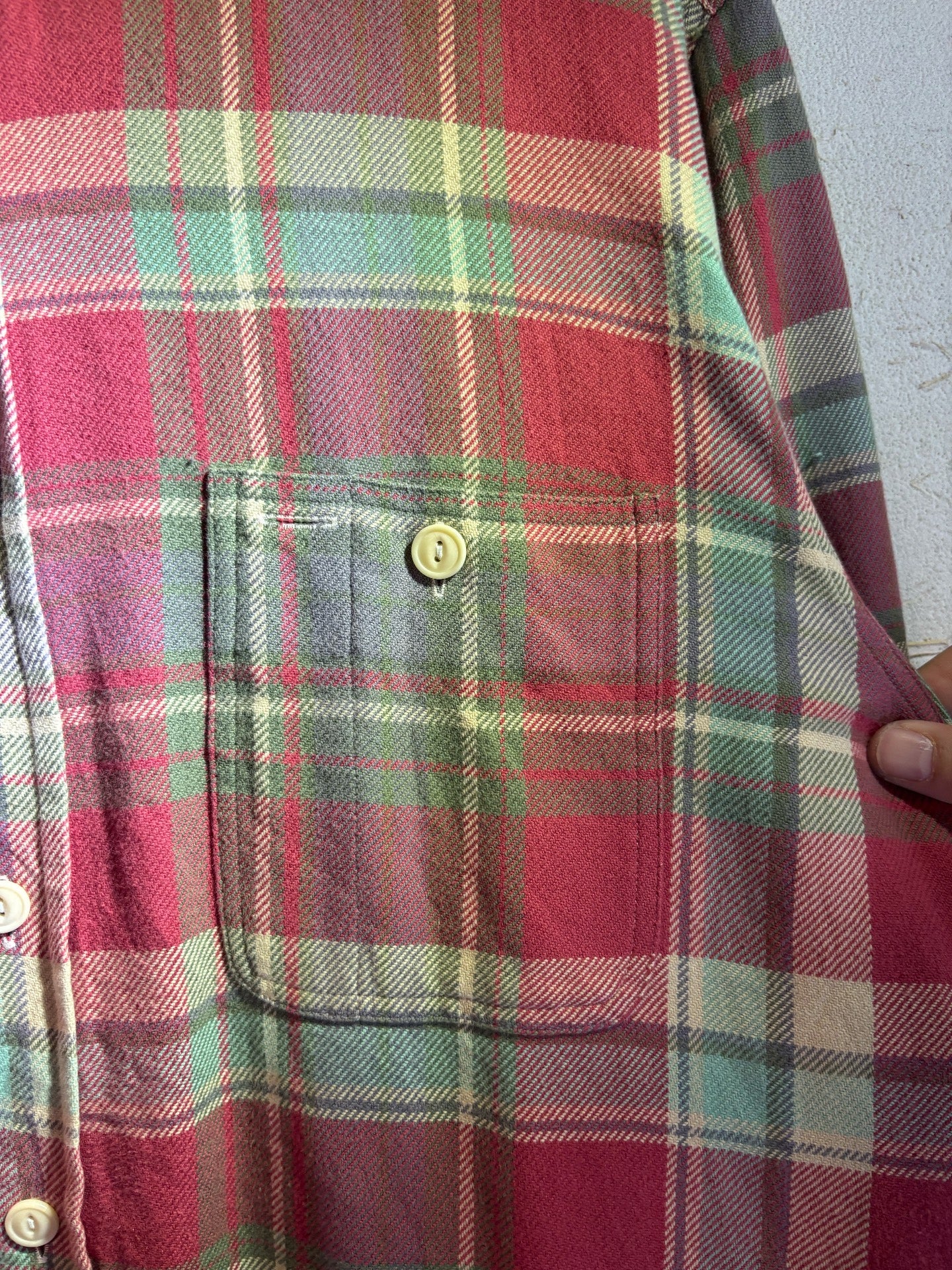 90s Ralph Lauren Double-Layer Plaid Shirt