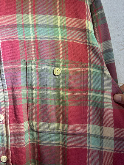 90s Ralph Lauren Double-Layer Plaid Shirt