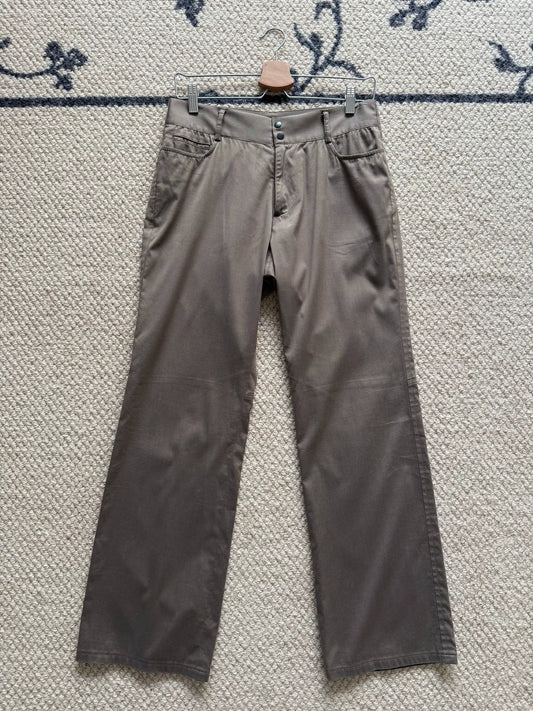 Jean Paul Gaultier Low Waist Leather Pants