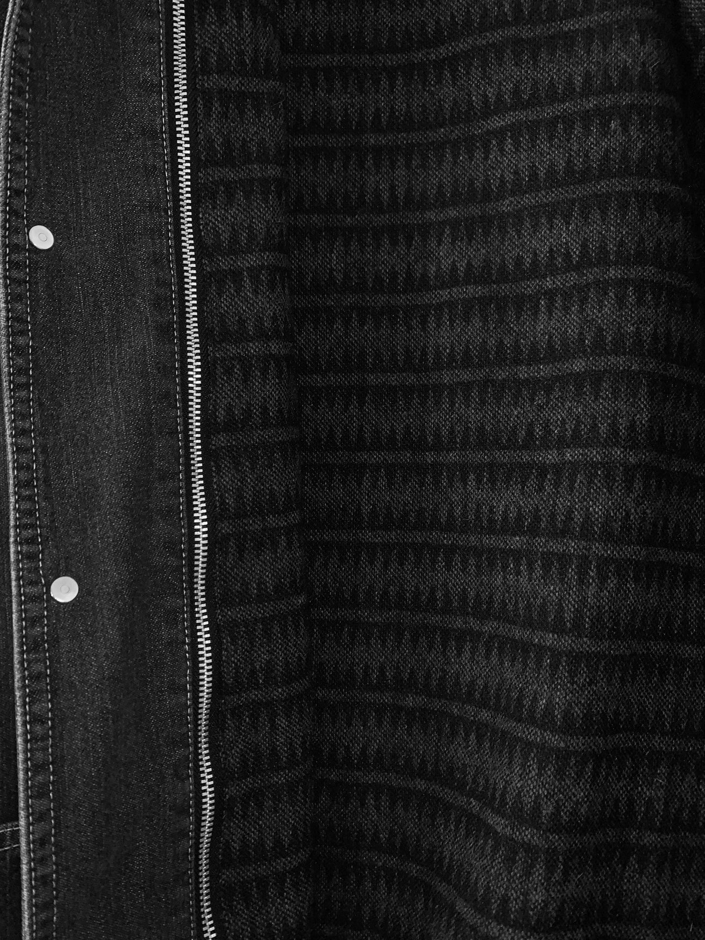 Undercover 02AW Skeleton Washed Denim Jacket