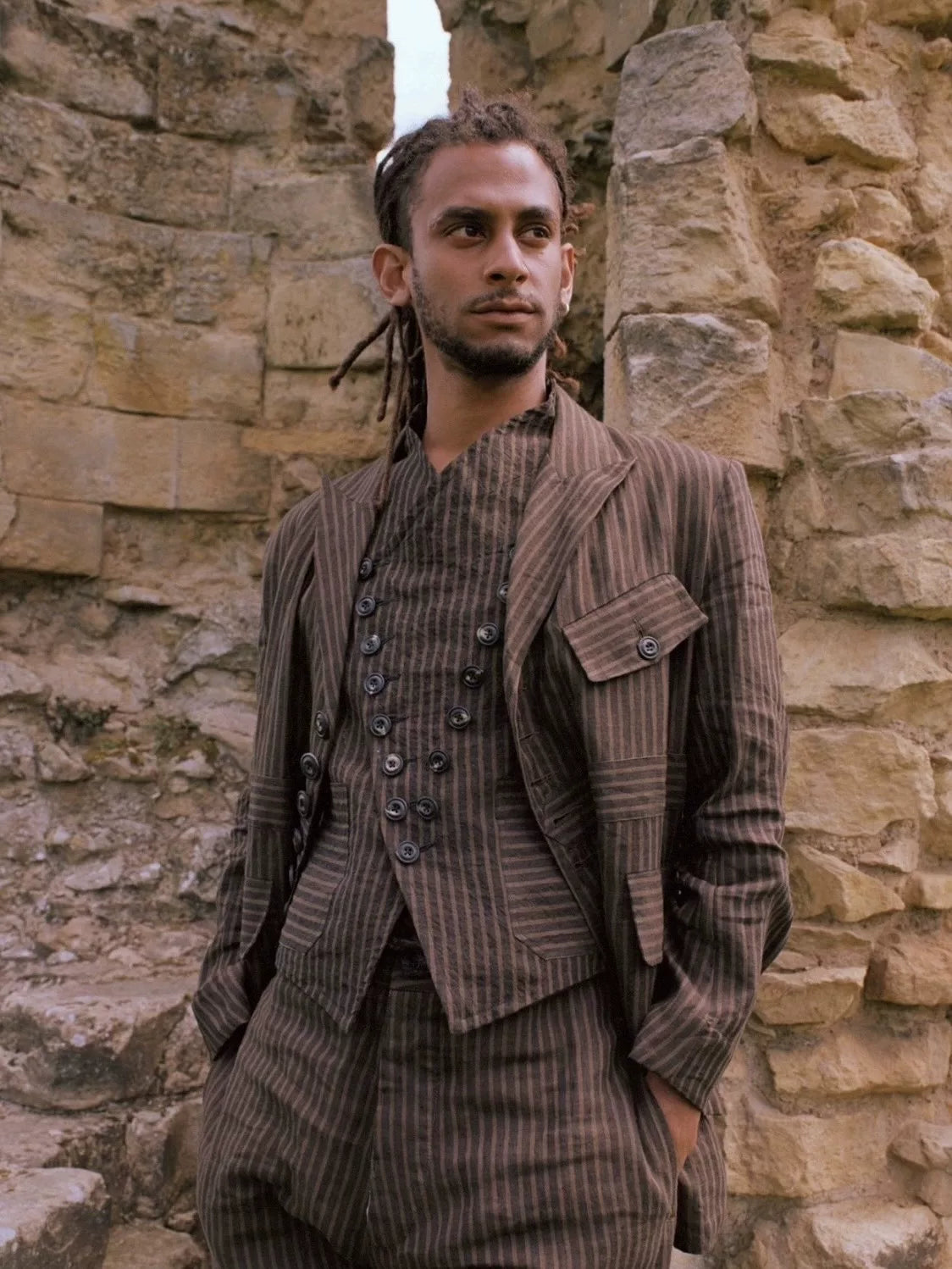 antique linen jacket by john alexander skelton