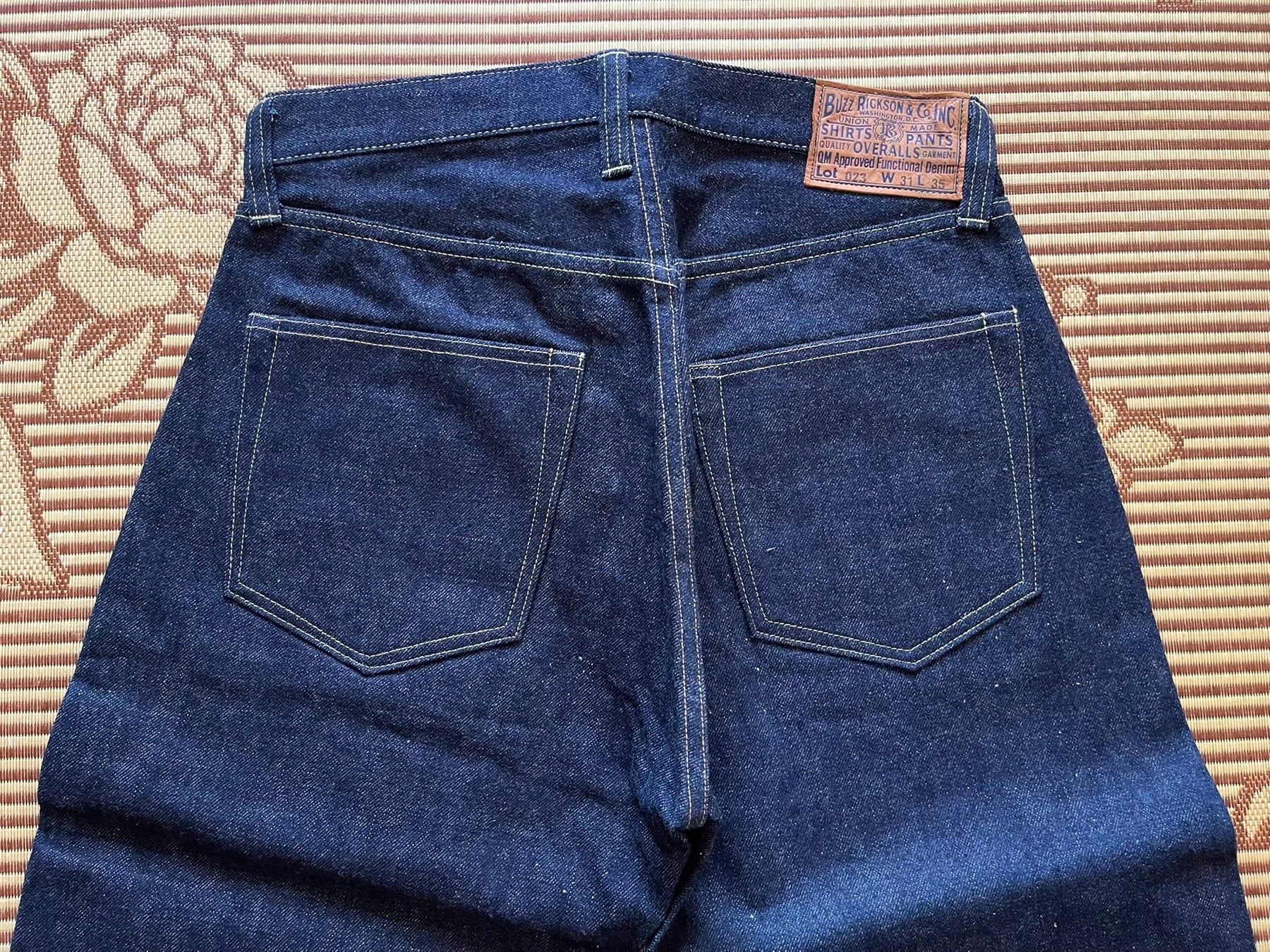 Buzz Rickson M43023 W31L35 Jeans