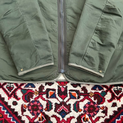 visvim iris liner jacket in green
