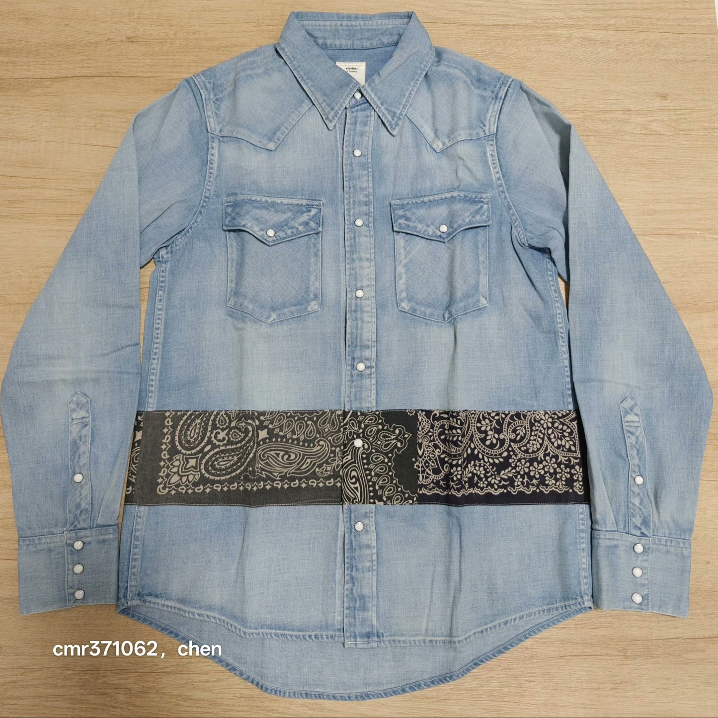 visvim 18SS Bandana Denim Shirt