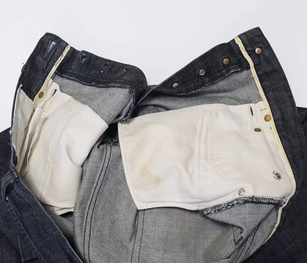 visvim fluxus 05 black denim pants