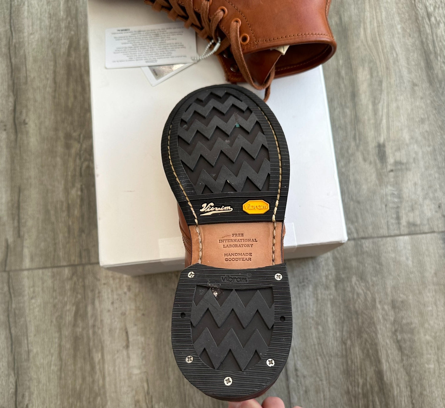 visvim brigadier leather boots for men