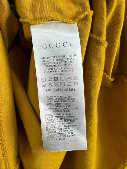 gucci animal print rabbit short sleeve shirt