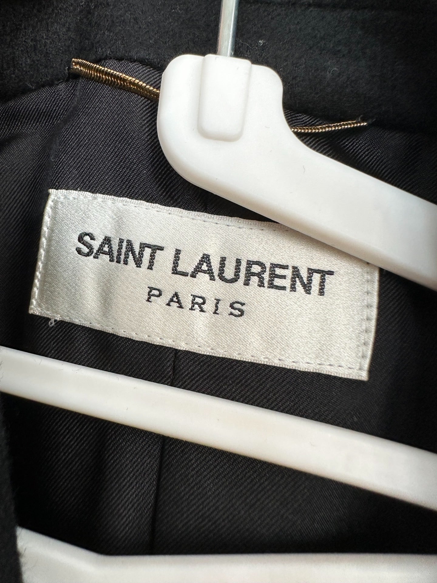 Saint Laurent Badge Wool Blazer