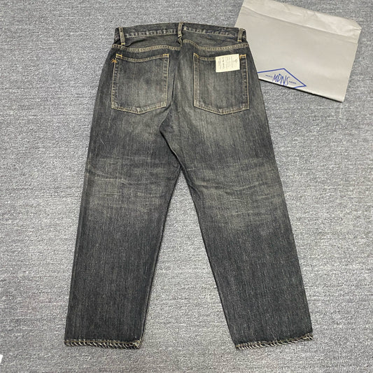 MADNESS 18AW Distressed Cropped Jeans