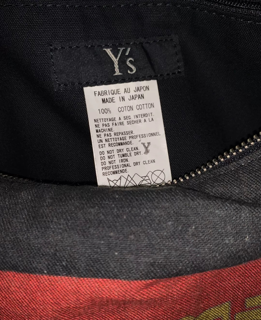 Yohji Yamamoto Y's 07AW Limited Tezuka Print Satchel