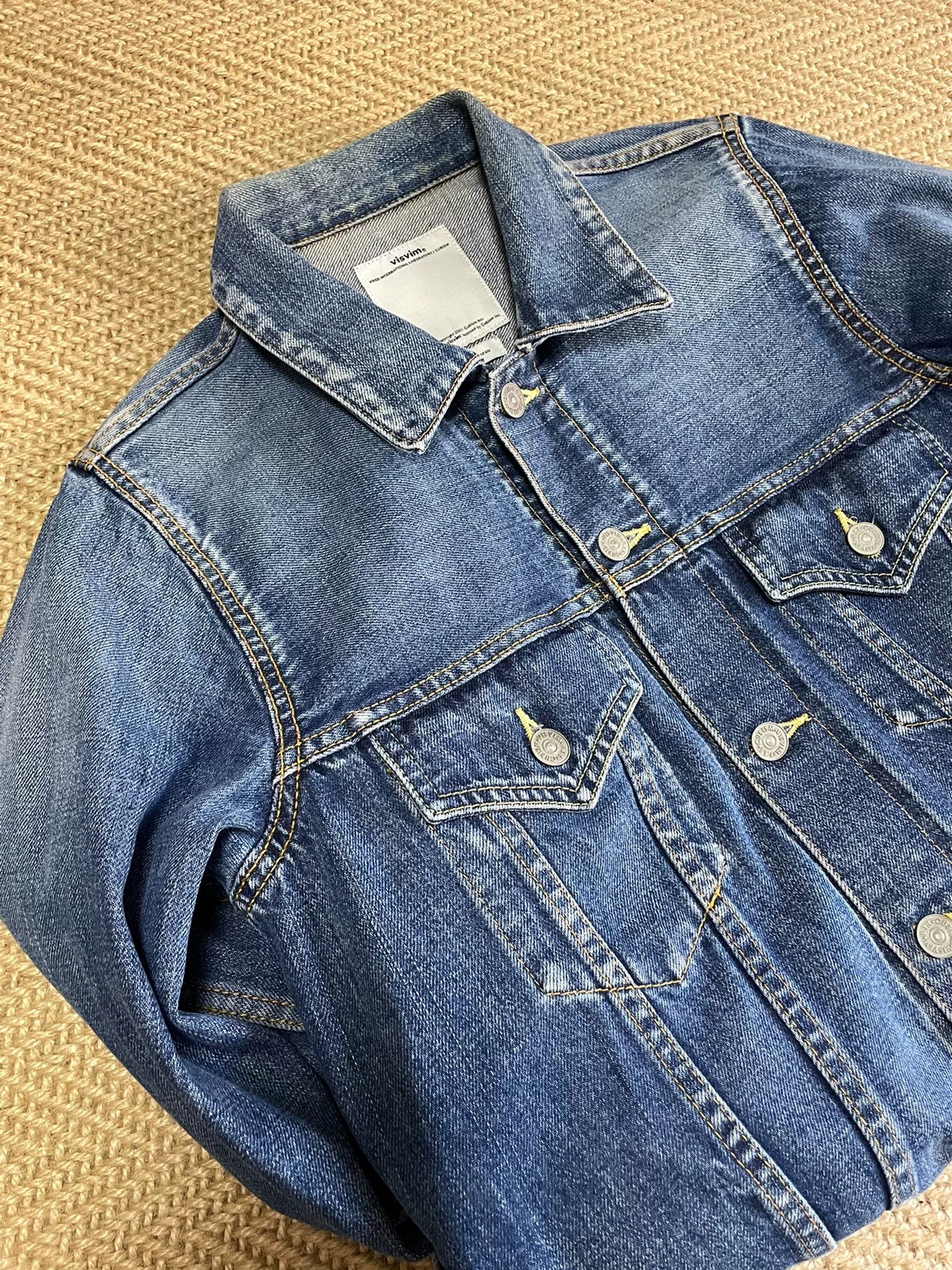 VISVIM SS 103 Damaged Denim Jacket
