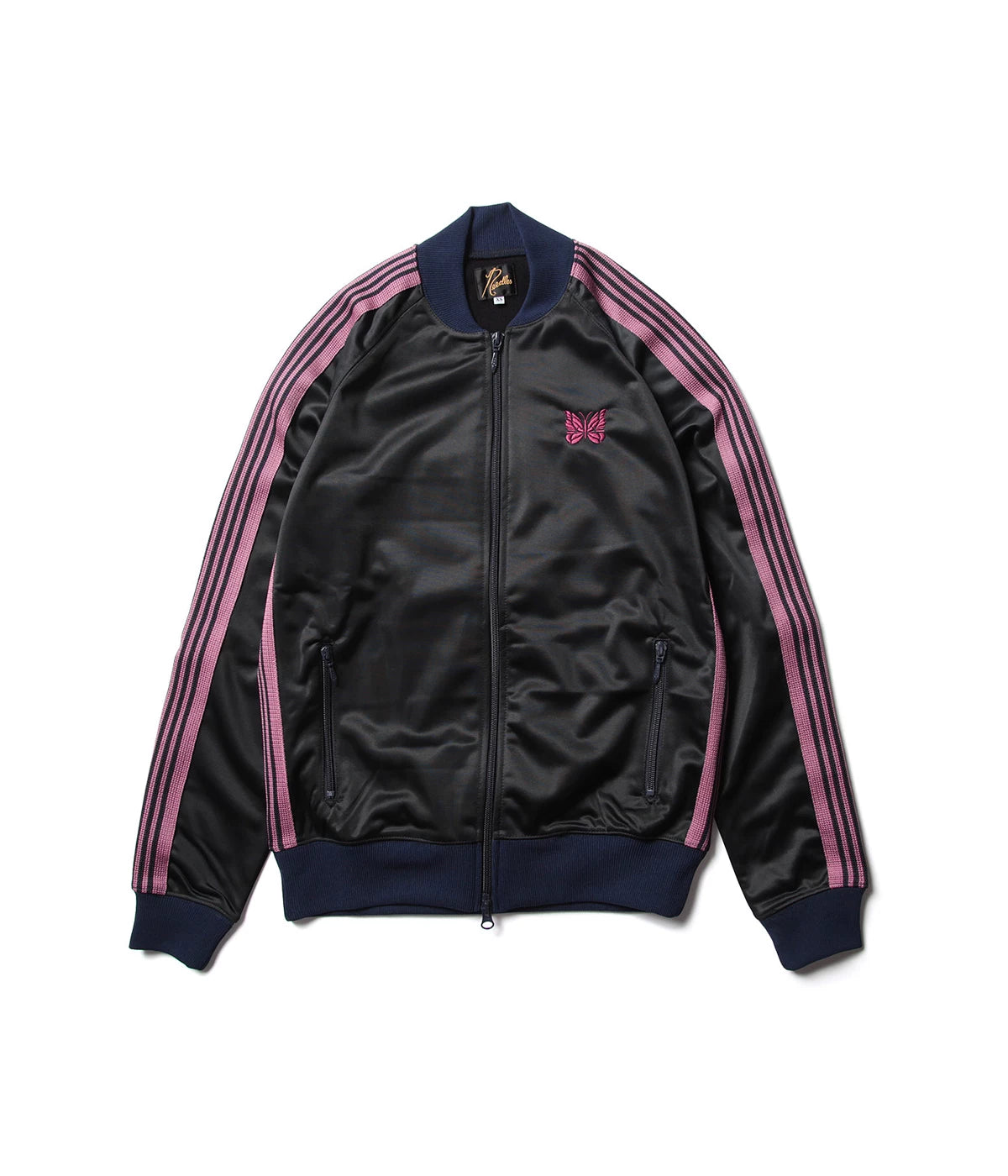 Needles Black and Pink Track Jacket