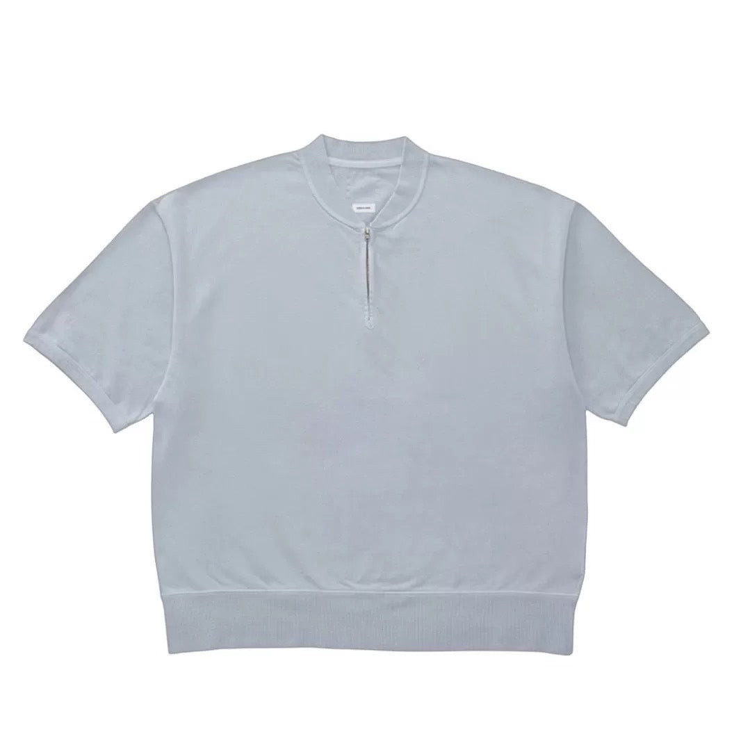 VISVIM MONDO HENLEY ZIP Short-Sleeve T-Shirt