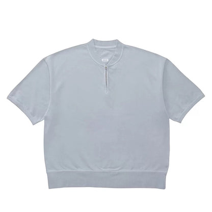VISVIM MONDO HENLEY ZIP Short-Sleeve T-Shirt