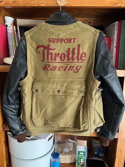 vintage freewheelers speed engineer motorcycle vest
